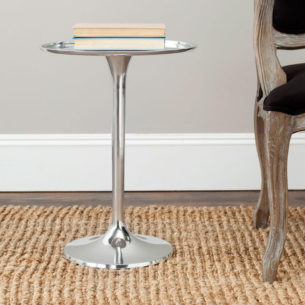 PLATINA ROUND TOP SLEEK TABLE