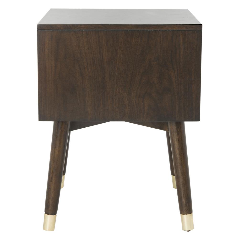 LYLA MID CENTURY RETRO SILVER CAP NIGHTSTAND, FOX6234E