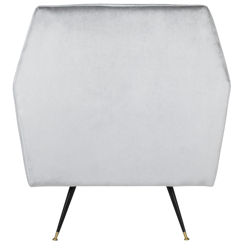 NYNETTE VELVET RETRO MID CENTURY ACCENT CHAIR, FOX6270B