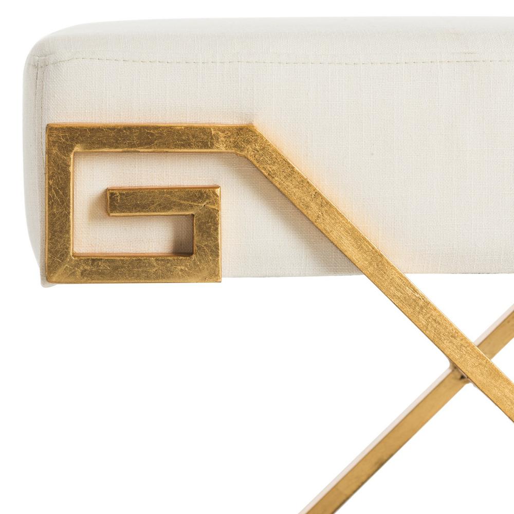LUNA GREEK KEY BENCH