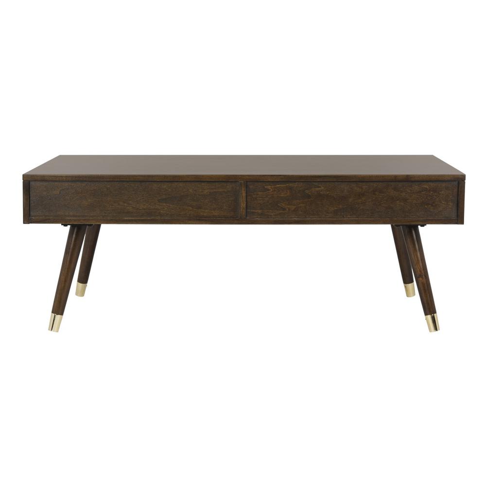 LEVINSON GOLD CAP COFFEE TABLE