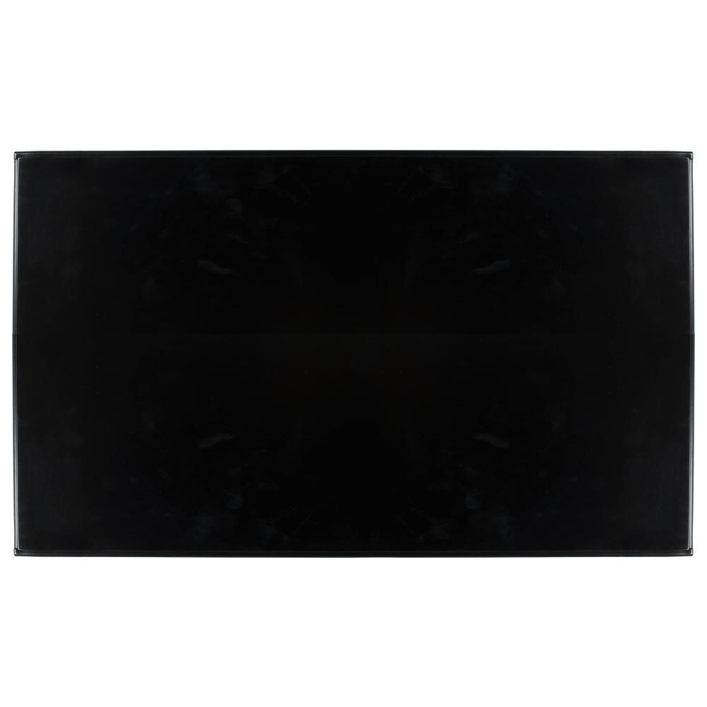 Hannon 3 Drawer Contemporary Nightstand, Black