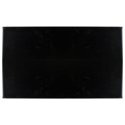 Hannon 3 Drawer Contemporary Nightstand, Black