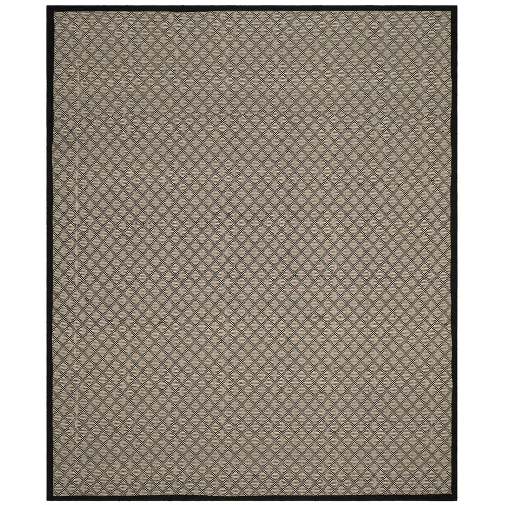 FOUR SEASONS, IVORY / BLACK, 8' X 10', Area Rug