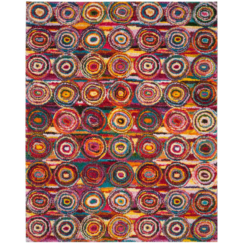 FIESTA SHAG, MULTI, 8' X 10', Area Rug, FSG359M-8