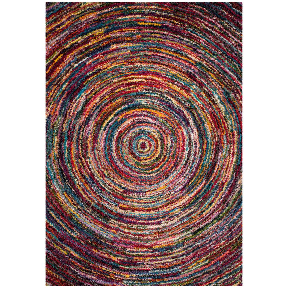 FIESTA SHAG, MULTI, 5'-1" X 7'-6", Area Rug, FSG360M-5
