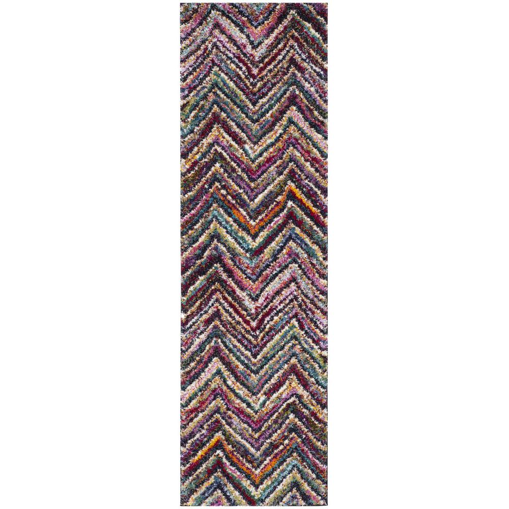 FIESTA SHAG, MULTI, 2'-3" X 8', Area Rug, FSG363M-28