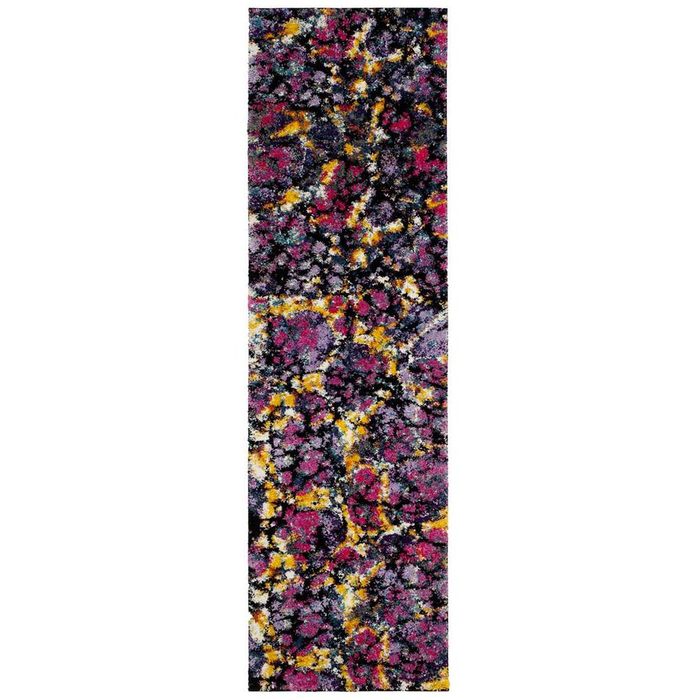 FIESTA SHAG, LAVANDER / MULTI, 2'-3" X 8', Area Rug