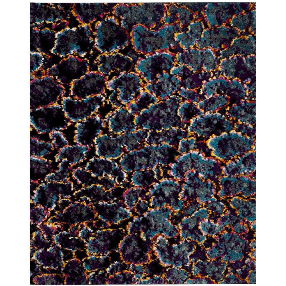 FIESTA SHAG, TURQUOISE / MULTI, 8' X 10', Area Rug, FSG371K-8