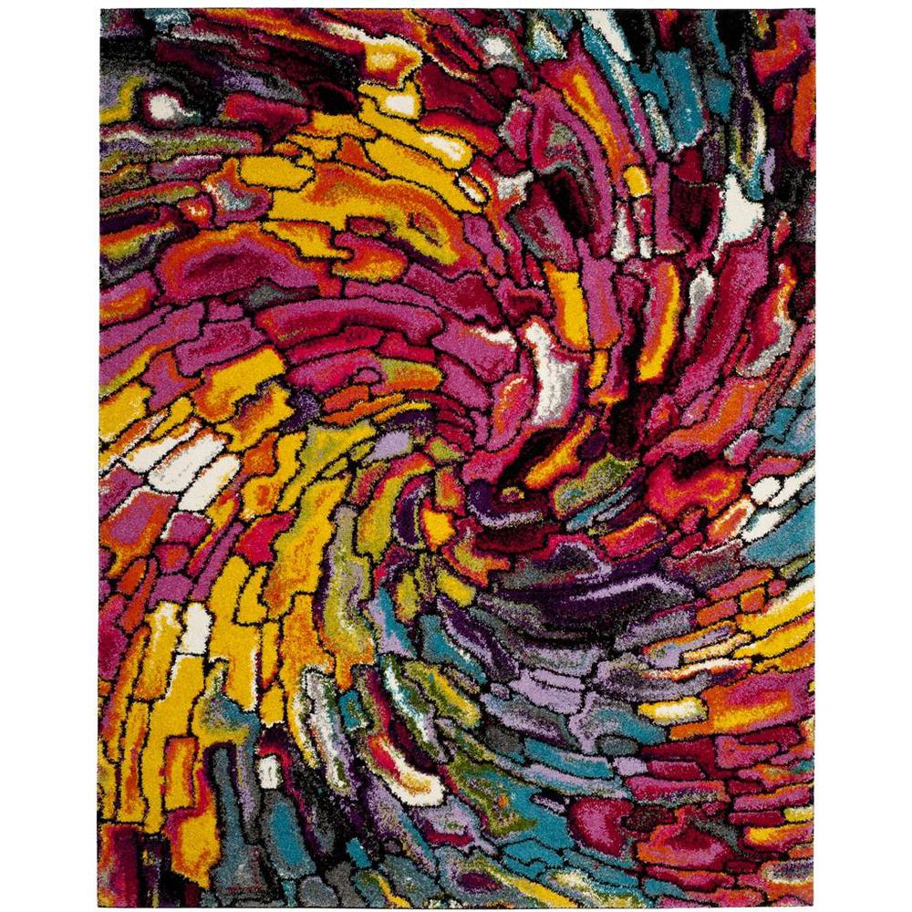 FIESTA SHAG, MULTI, 8' X 10', Area Rug, FSG373M-8