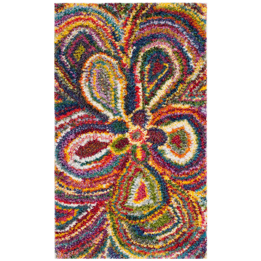 FIESTA SHAG, MULTI, 3' X 5', Area Rug, FSG383M-3