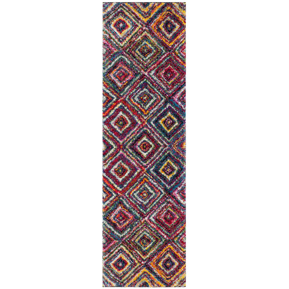 FIESTA SHAG, MULTI, 2'-3" X 8', Area Rug, FSG384M-28