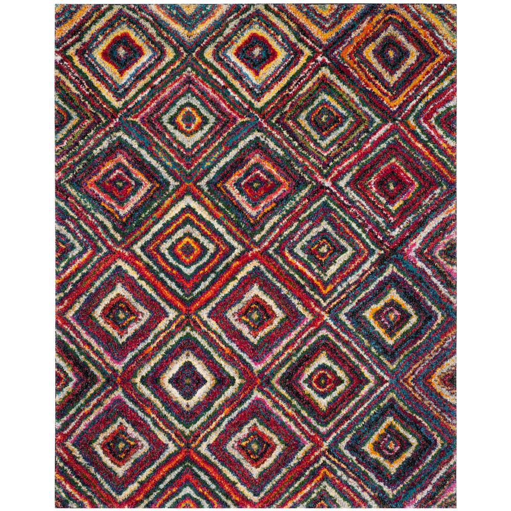 FIESTA SHAG, MULTI, 8' X 10', Area Rug, FSG384M-8
