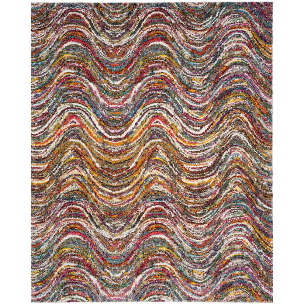 FIESTA SHAG, MULTI, 8' X 10', Area Rug, FSG386M-8