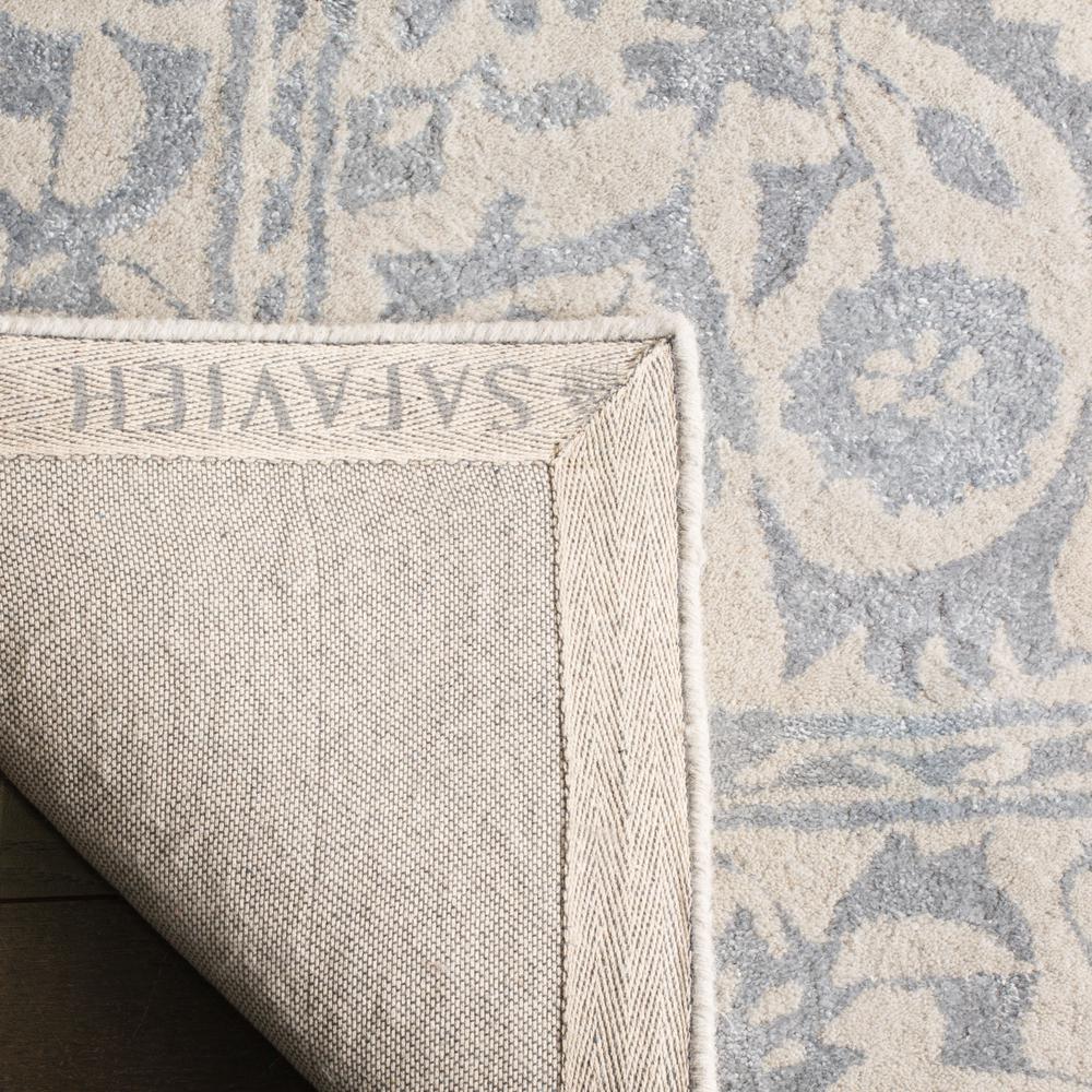 GLAMOUR, SILVER / IVORY, 5' X 8', Area Rug, GLM515A-5