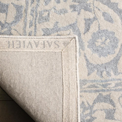 GLAMOUR, SILVER / IVORY, 5' X 8', Area Rug, GLM515A-5