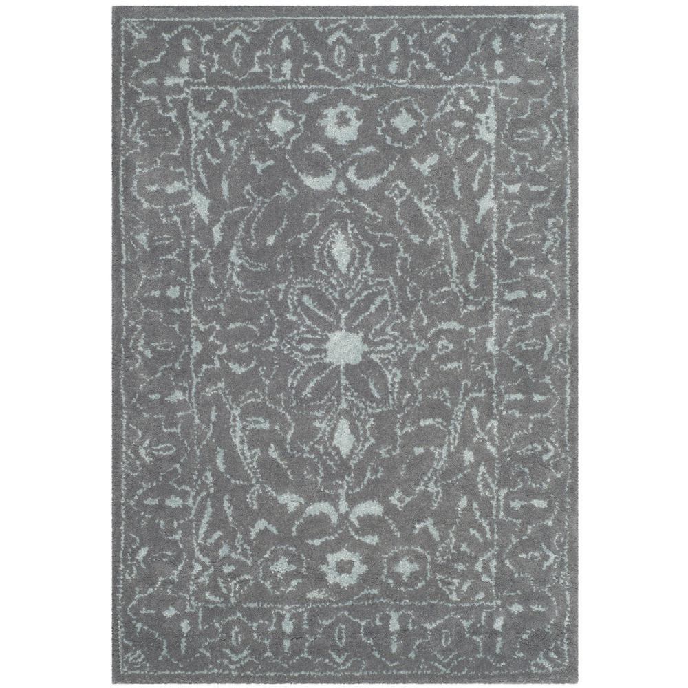 GLAMOUR, OPAL / GREY, 2' X 3', Area Rug