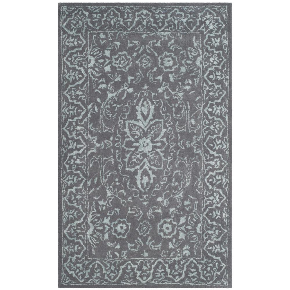 GLAMOUR, OPAL / GREY, 3' X 5', Area Rug