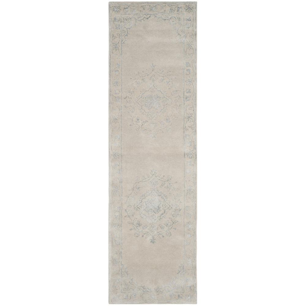GLAMOUR, LIGHT GREY, 2'-3" X 8', Area Rug