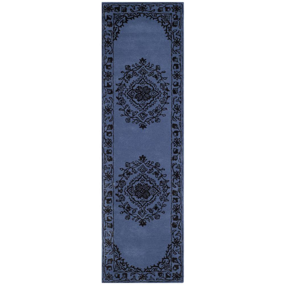 GLAMOUR, PURPLE, 2'-3" X 8', Area Rug