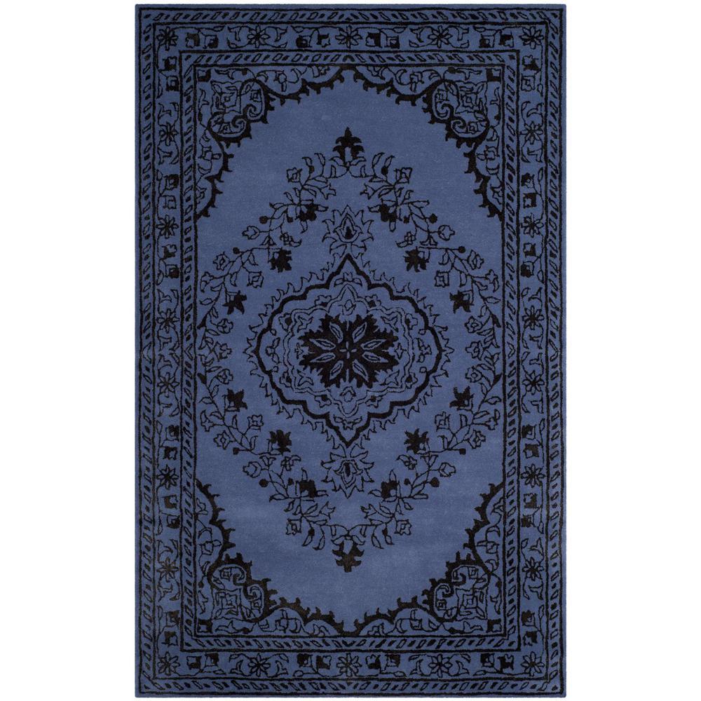GLAMOUR, PURPLE, 5' X 8', Area Rug