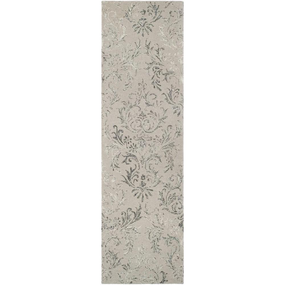 GLAMOUR, GREY, 2'-3" X 8', Area Rug