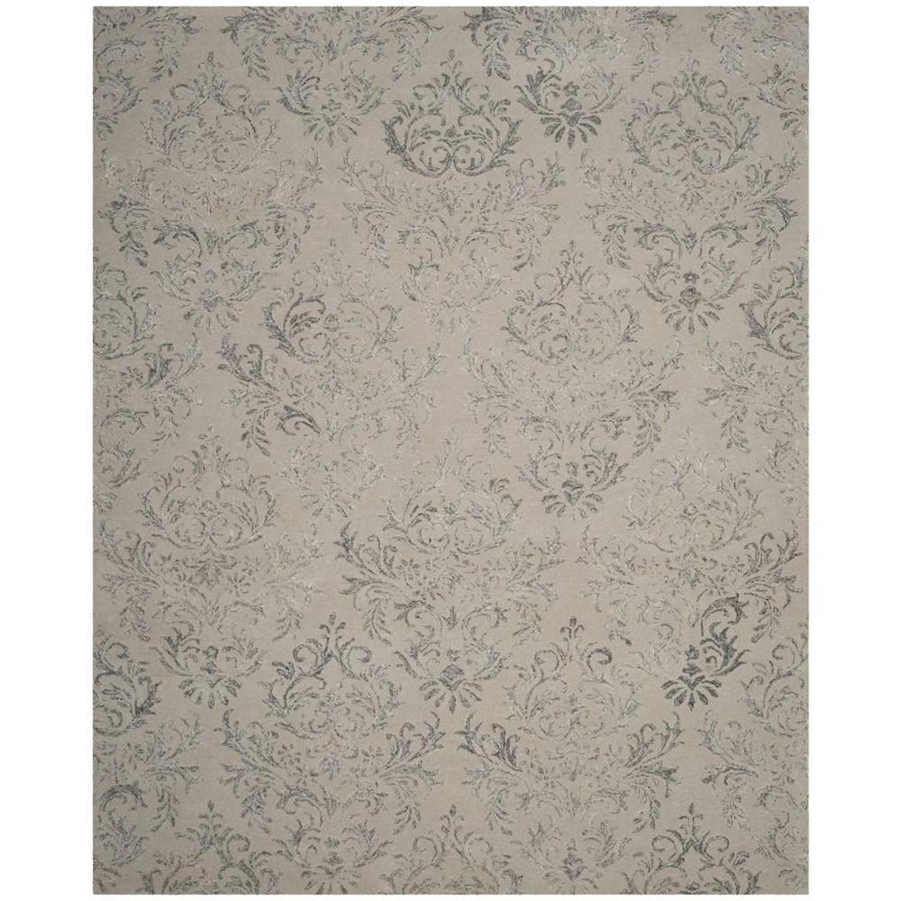 GLAMOUR, GREY, 8' X 10', Area Rug