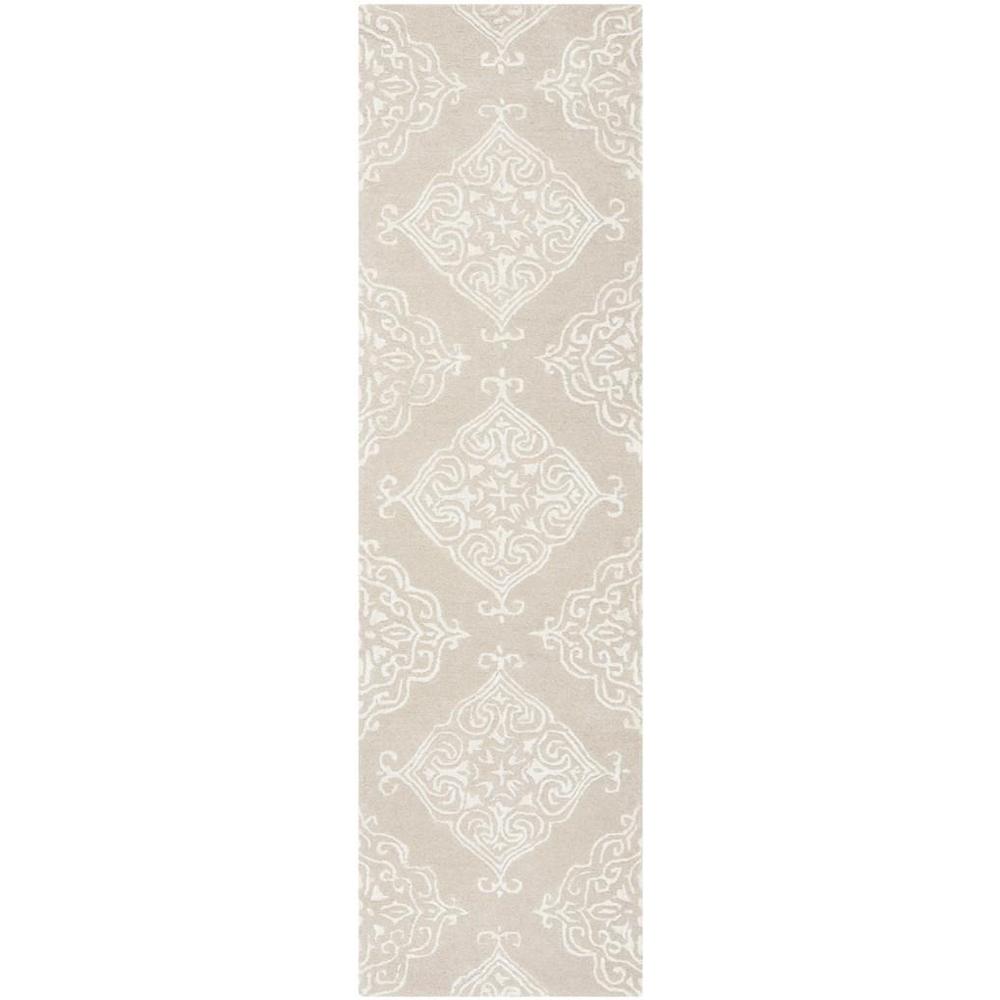 GLAMOUR, BEIGE / IVORY, 2'-3" X 8', Area Rug
