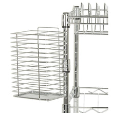 DARINA ADJUSTABLE CHROME WIRE DISH RACK (17.7 in. W x 9.8 in. D x 11.8 in. H)
