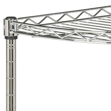 DAMARIS 4 TIER CHROME WIRE CORNER RACK (11.8 in. W x 11.8 in. D x 31.5 in. H)