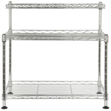 MARCEL CHROME WIRE MINI RACK (17.7 in. W x 17.7 in. D x 17.7 in. H)