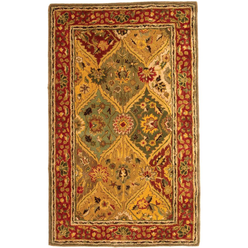 HERITAGE, MULTI, 3' X 5', Area Rug, HG111A-3