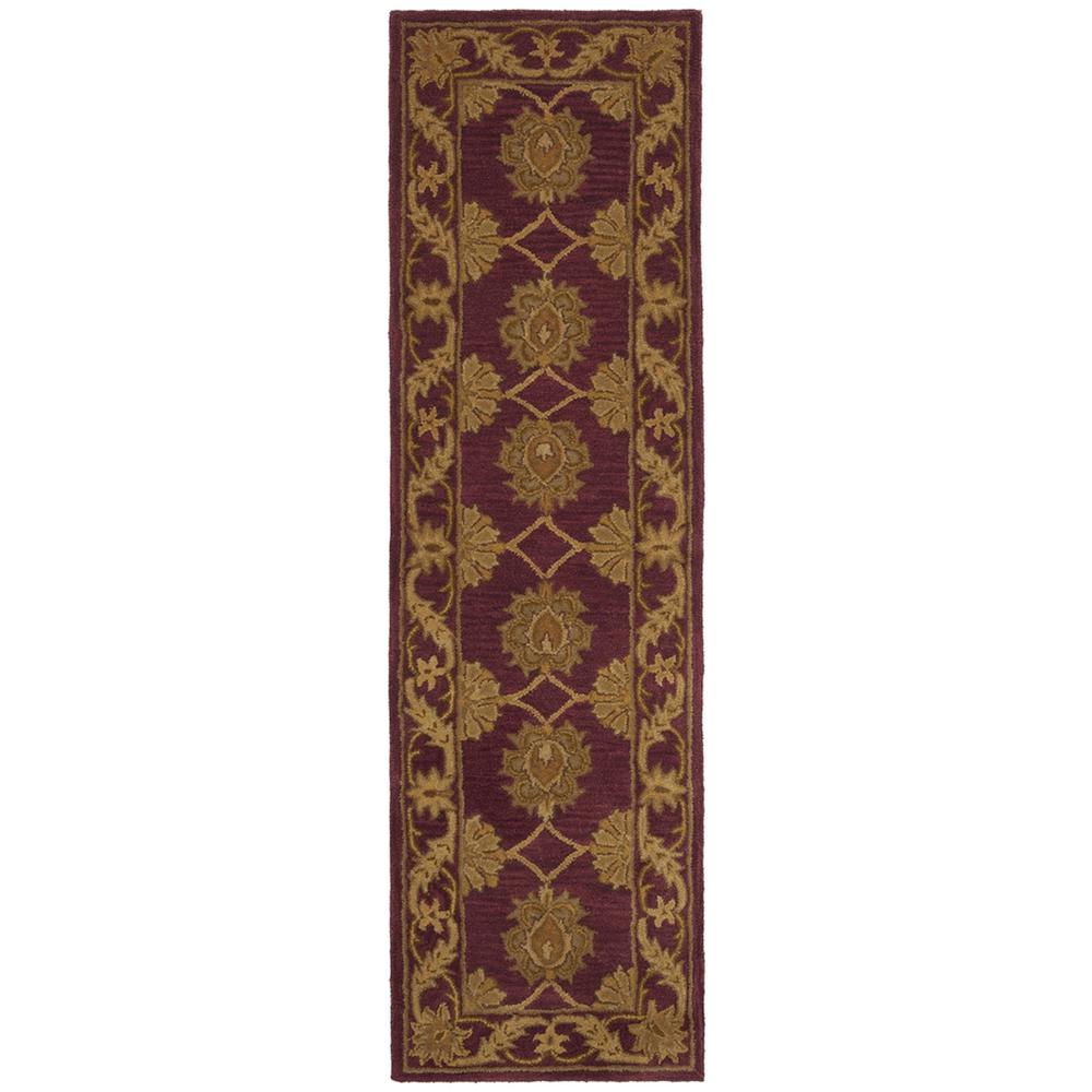 HERITAGE, MAROON, 2'-3" X 8', Area Rug