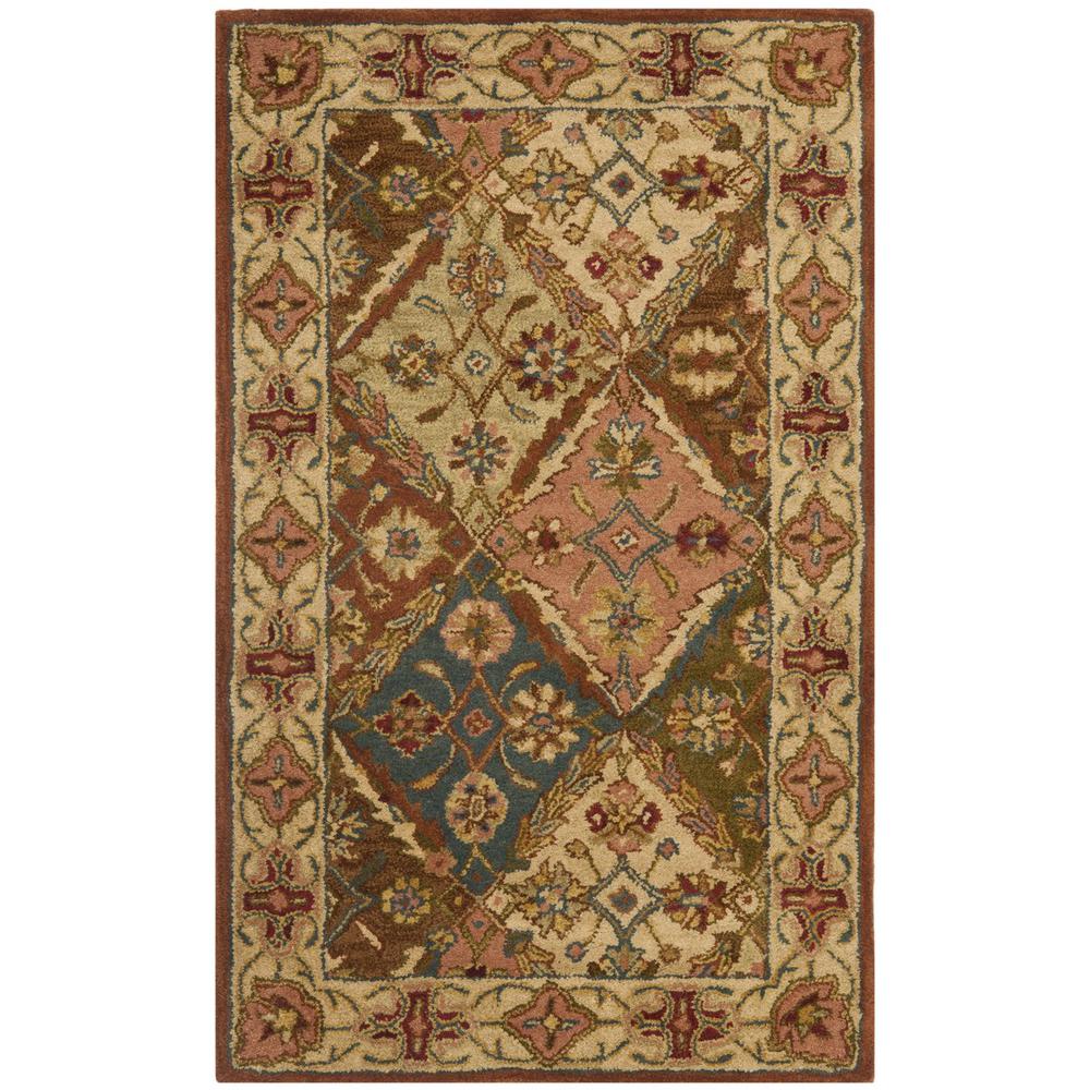 HERITAGE, BEIGE / BEIGE, 3' X 5', Area Rug