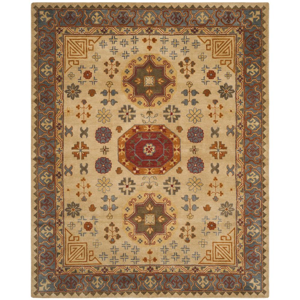 HERITAGE, BEIGE / MULTI, 8' X 10', Area Rug