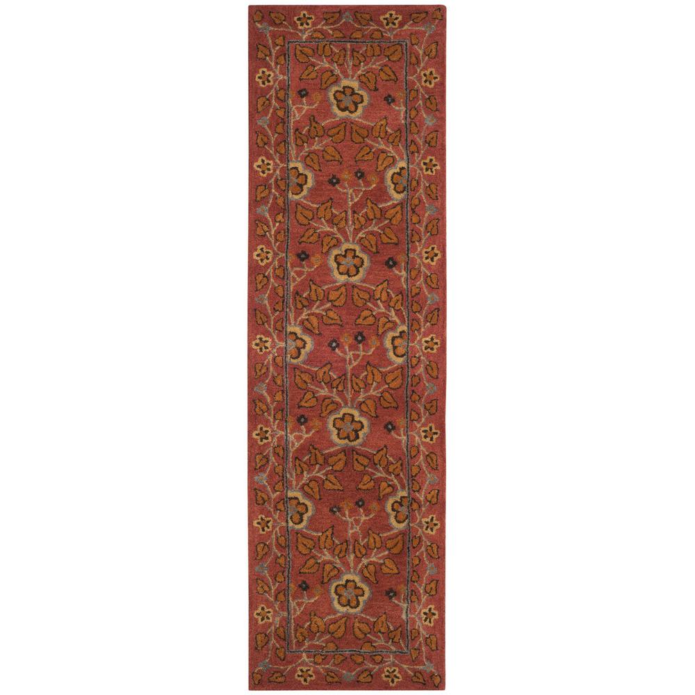 HERITAGE, RED / MULTI, 2'-3" X 8', Area Rug, HG407A-28