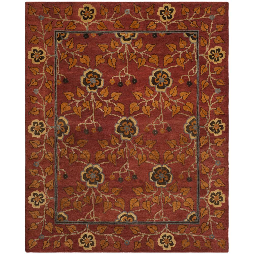 HERITAGE, RED / MULTI, 8' X 10', Area Rug, HG407A-8