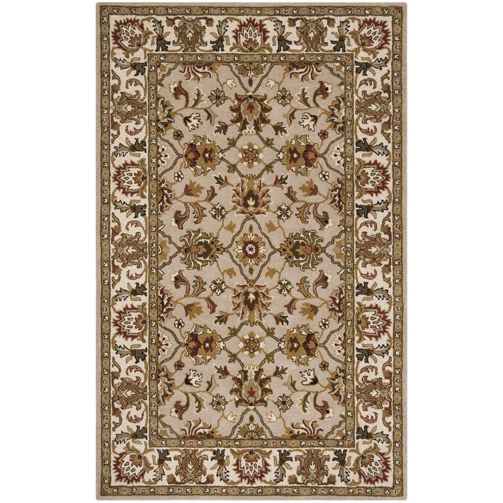 HERITAGE, IVORY / LIGHT GOLD, 5' X 8', Area Rug