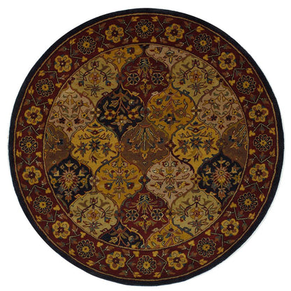 HERITAGE, MULTI / NAVY, 6' X 6' Round, Area Rug