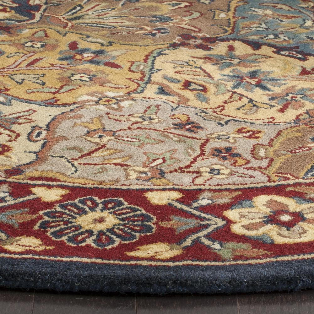 HERITAGE, MULTI / NAVY, 6' X 6' Round, Area Rug