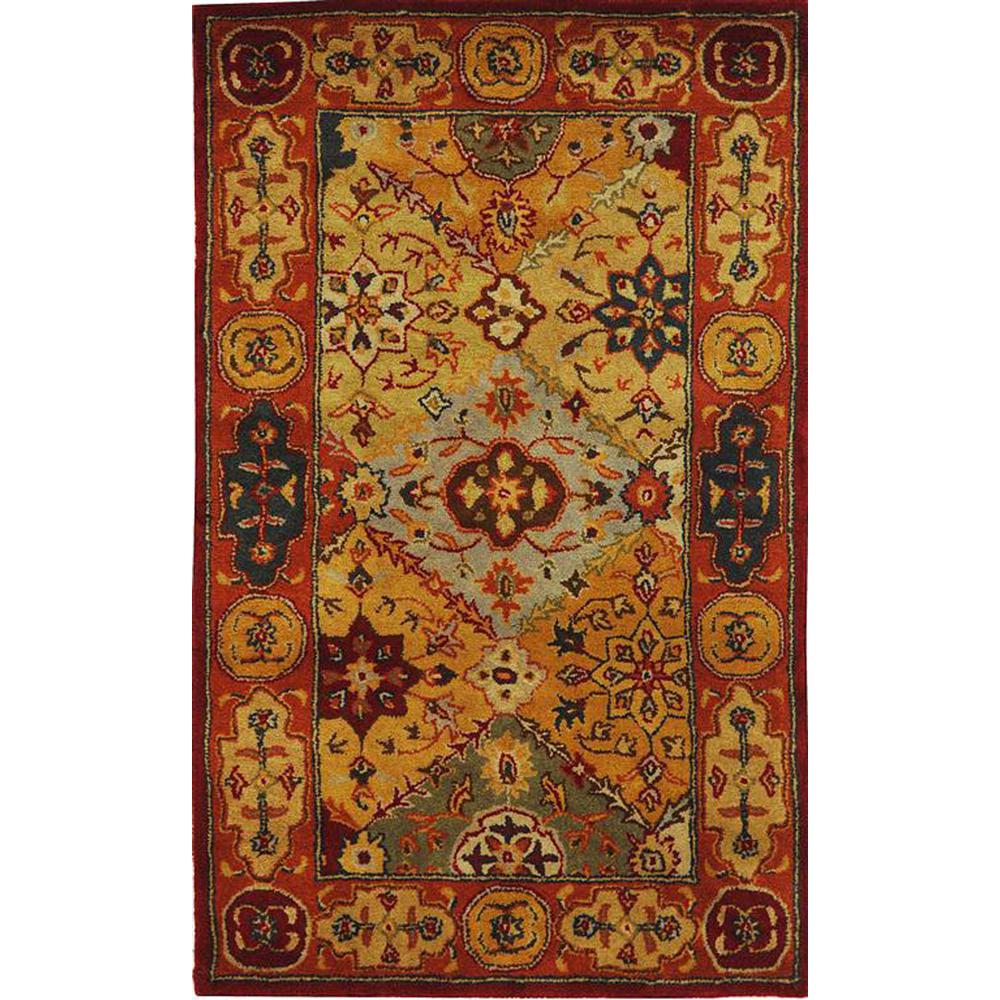 HERITAGE, MULTI, 3' X 5', Area Rug, HG512A-3