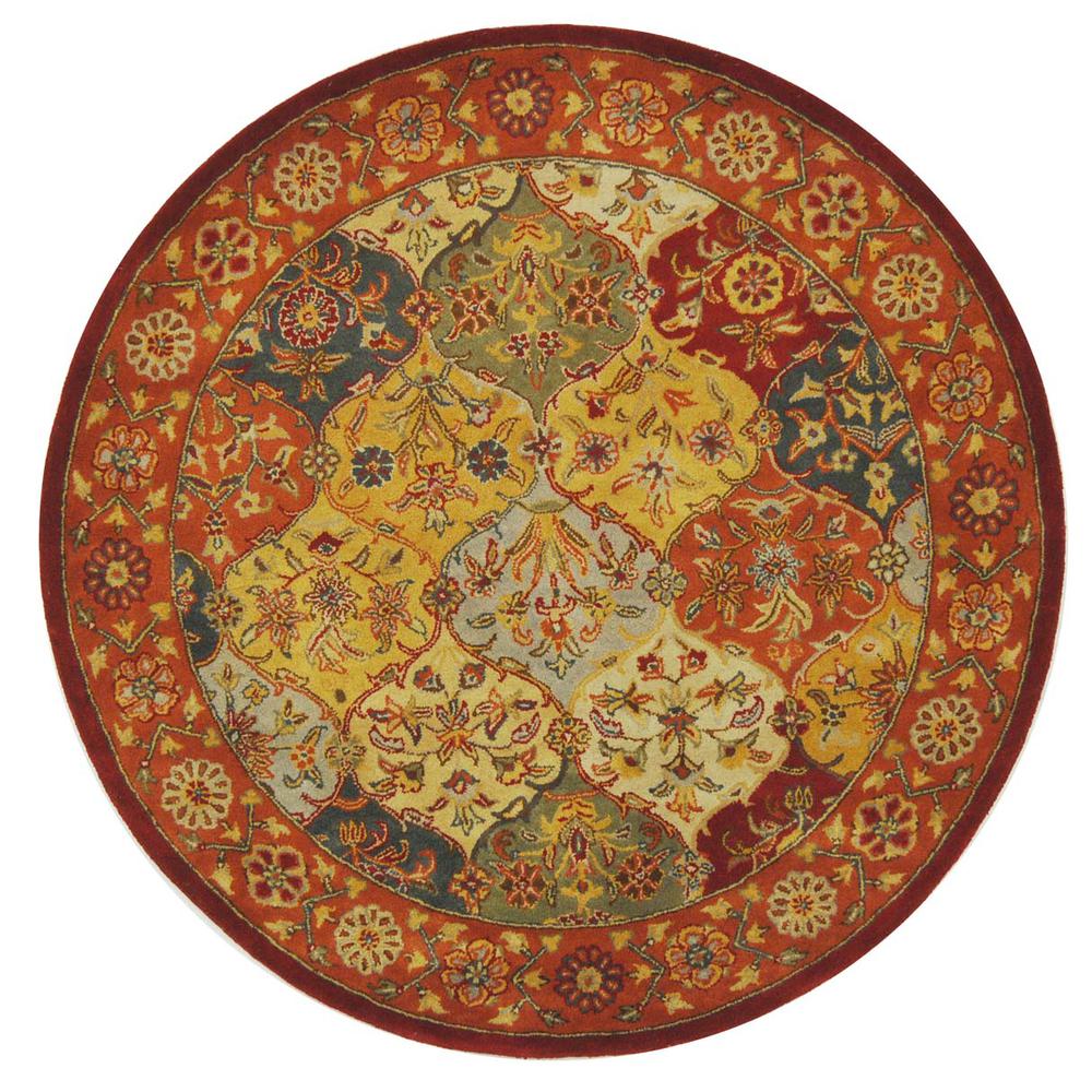 HERITAGE, MULTI, 6'-0" X 6'-0" Round, Area Rug