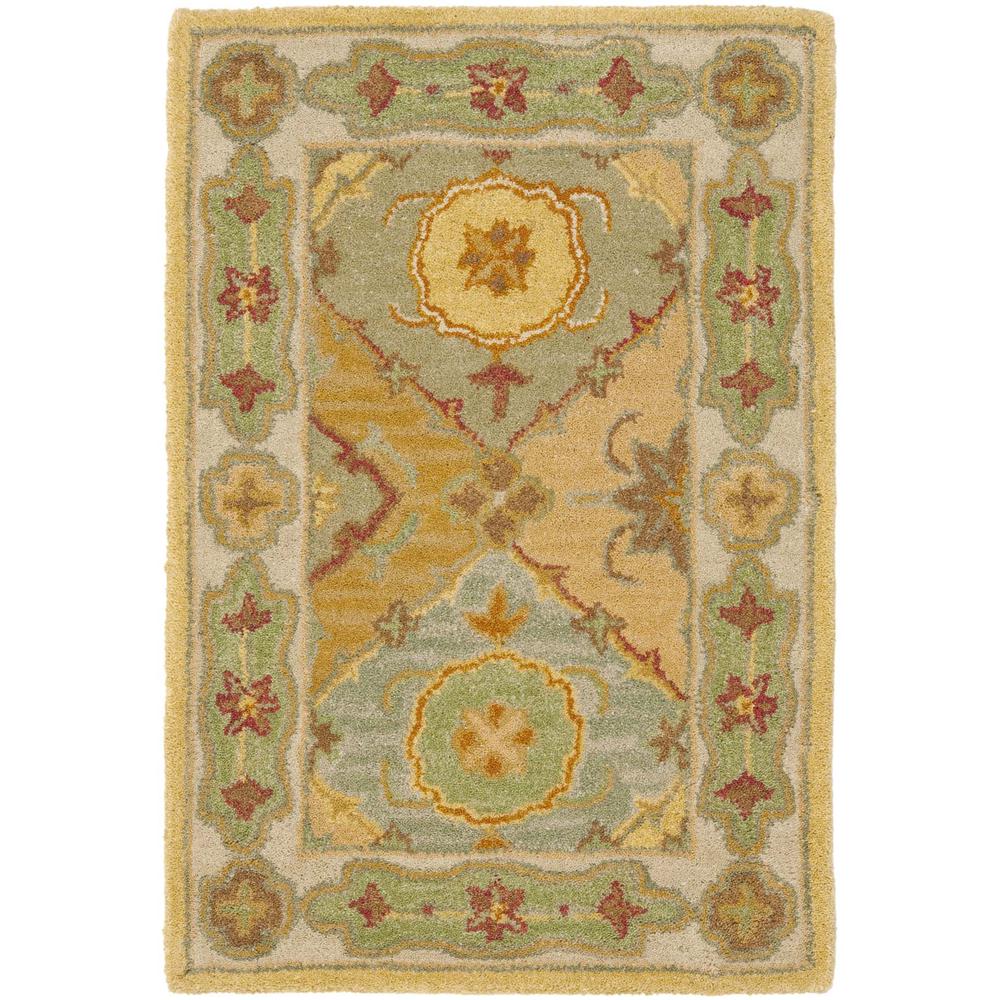 HERITAGE, MULTI / IVORY, 2' X 3', Area Rug