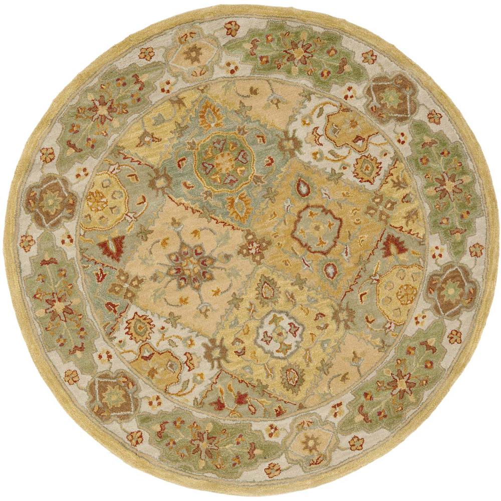 HERITAGE, MULTI / IVORY, 6' X 6' Round, Area Rug