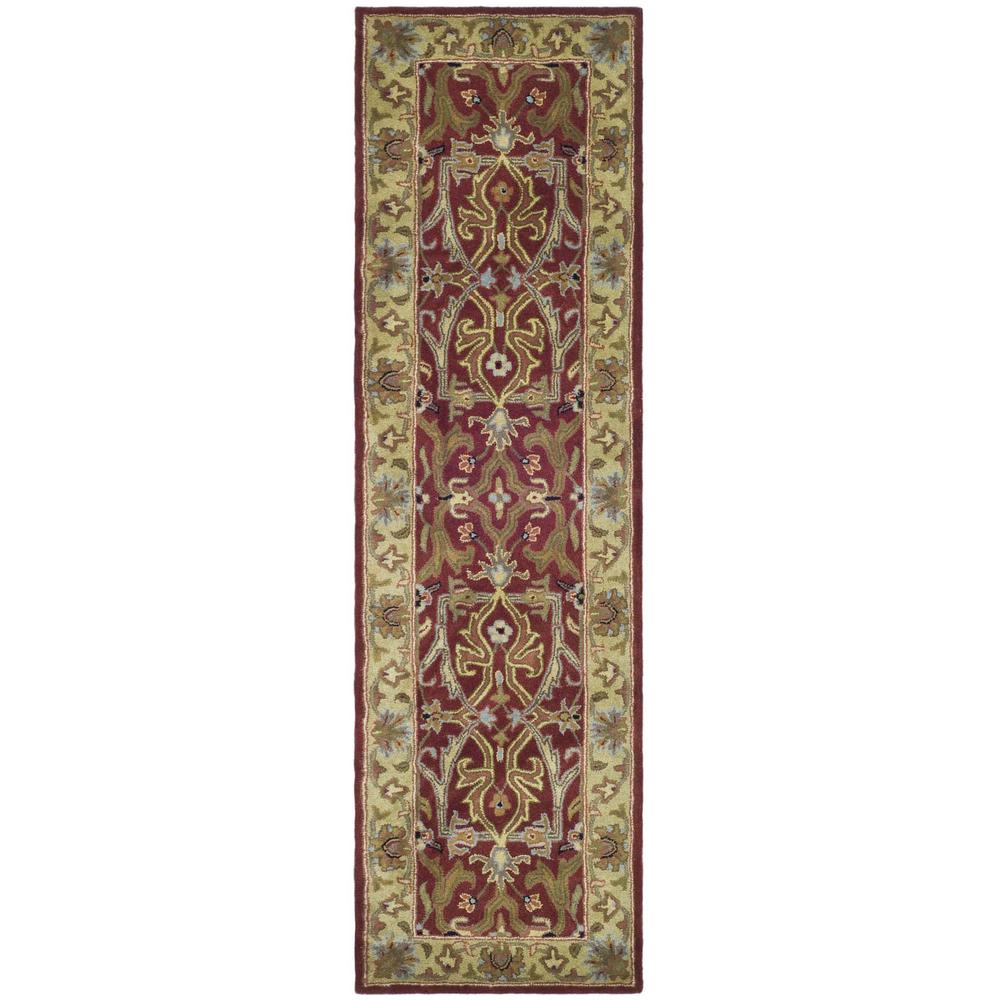 HERITAGE, RED / GOLD, 2'-3" X 8', Area Rug, HG644B-28