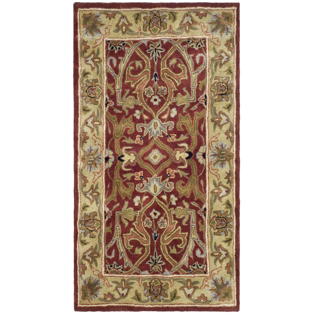 HERITAGE, RED / GOLD, 3' X 5', Area Rug, HG644B-3
