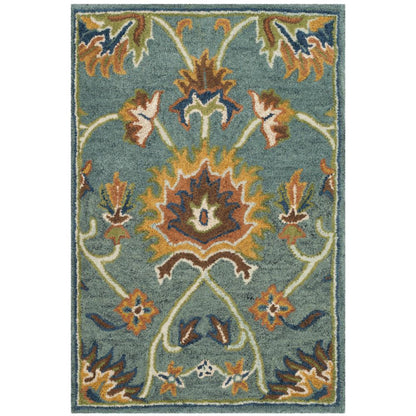 HERITAGE, LIGHT BLUE, 2' X 3', Area Rug
