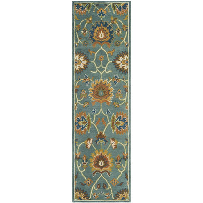 HERITAGE, LIGHT BLUE, 2'-3" X 8', Area Rug