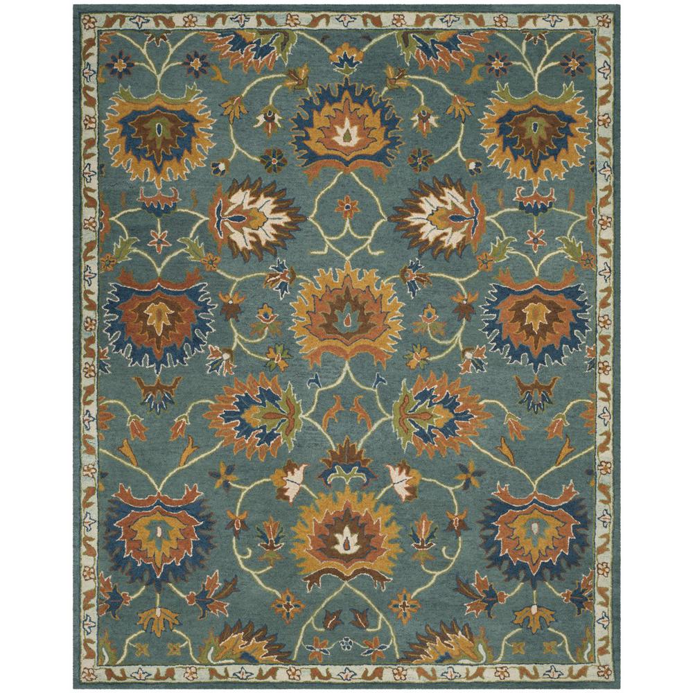 HERITAGE, LIGHT BLUE, 8' X 10', Area Rug