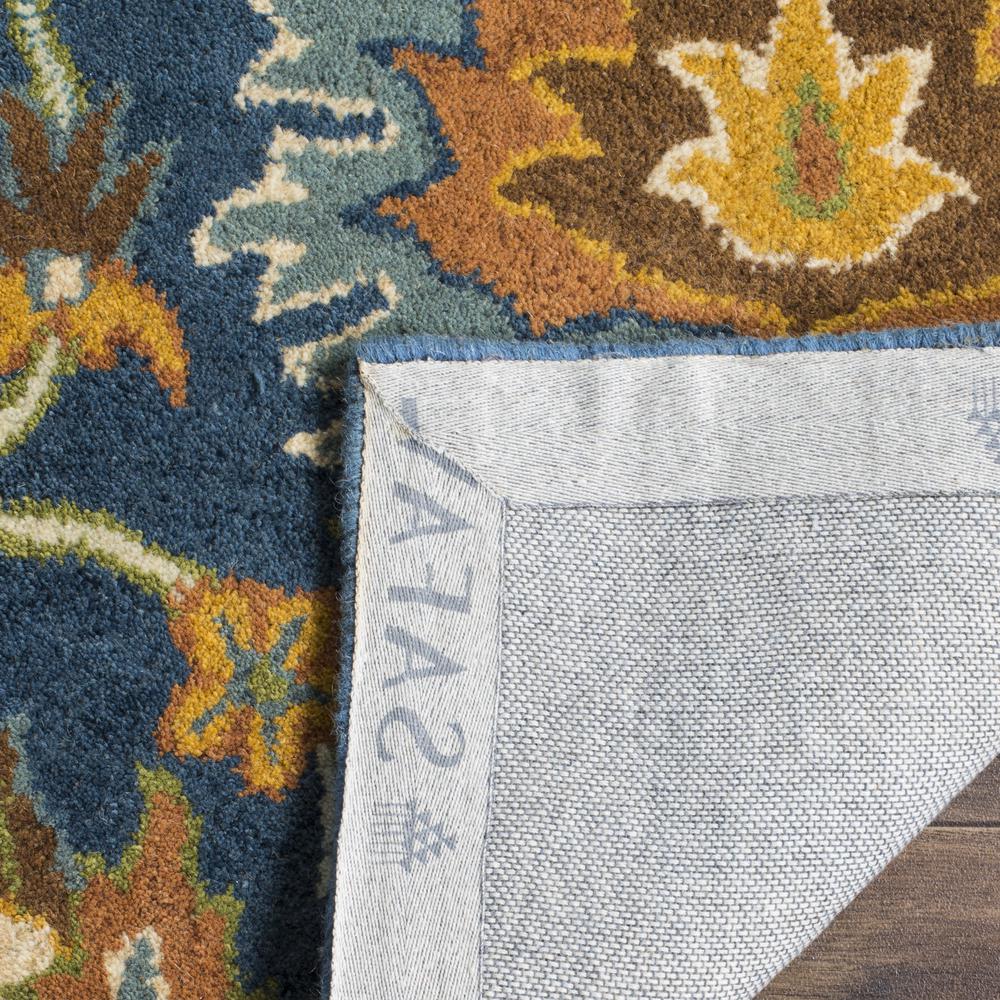 HERITAGE, NAVY, 6' X 6' Square, Area Rug